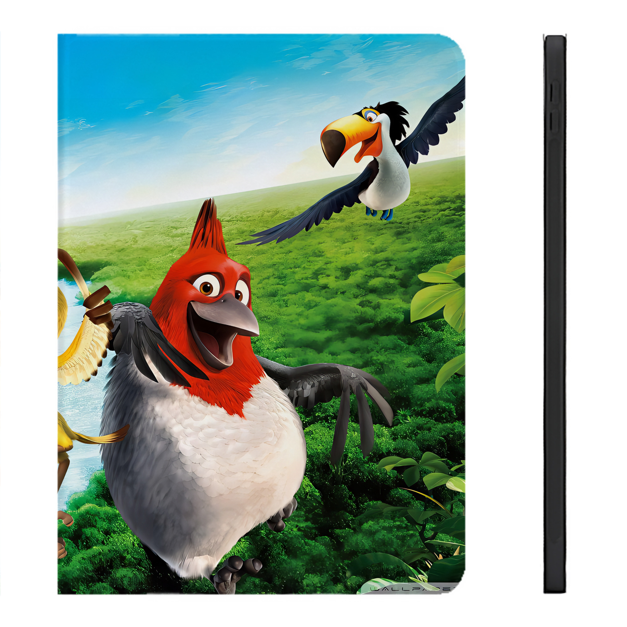 （画像用） Angry Birds アングリーバード IPadケース ペンホルダー付き ブックスタイルデザイン